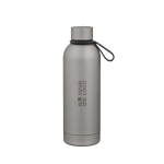 Thermosfles van gerecycled RVS met siliconen handgreep 490 ml hoofdweergave