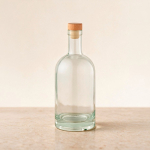 Glazen fles met luchtdichte houten dop 780 ml kleur doorzichtig sfeerweegave