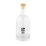 Glazen fles met luchtdichte houten dop 780 ml hoofdweergave