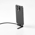 USB-C-snellaadkabel met geïntegreerde telefoonhouder 60 W kleur zwart tweede weergave