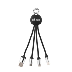 4-in-1-oplaadkabel met sleutelhanger en verlicht logo 10 W hoofdweergave