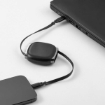 Magnetische snellaad- en dataset met USB-C 60 W kleur zwart tweede weergave