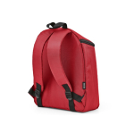 Isolerende rugzak van gerecycled polyester met dubbele rits 12 L kleur rood tweede weergave