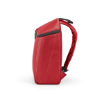 Isolerende rugzak van gerecycled polyester met dubbele rits 12 L kleur rood vierde weergave