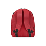 Isolerende rugzak van gerecycled polyester met dubbele rits 12 L kleur rood achter weergave