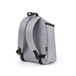 Isolerende rugzak van gerecycled polyester met dubbele rits 12 L kleur grijs tweede weergave
