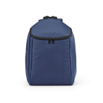 Isolerende rugzak van gerecycled polyester met dubbele rits 12 L kleur marineblauw vooraanzicht
