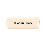 Multifunctioneel etui van gerecycled canvas met rits 270 g/m² hoofdweergave