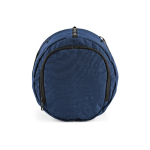 Sporttas van gerecycled nylon met schoenenvak kleur marineblauw derde weergave