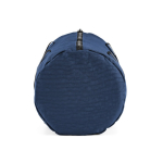 Sporttas van gerecycled nylon met schoenenvak kleur marineblauw vierde weergave