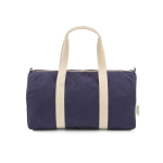 Ecologische sporttas voor de sportschool 30 L kleur marineblauw vooraanzicht
