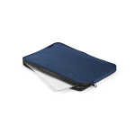 Stevige waterdichte laptoptas van gerecycled nylon 15,6'' kleur marineblauw tweede weergave