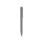 Pen van gerecycled plastic met ultralicht ontwerp en blauwe inkt kleur grijs tweede weergave