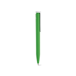 Pen van gerecycled plastic met ultralicht ontwerp en blauwe inkt kleur groen tweede weergave