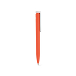 Pen van gerecycled plastic met ultralicht ontwerp en blauwe inkt kleur oranje tweede weergave