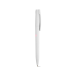 Pen van gerecycled kunststof met grote clip en blauwe inkt tweede weergave