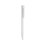 Pen van gerecycled kunststof met grote clip en blauwe inkt