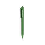 Pen van gerecycled plastic met versterkte clip en blauwe inkt hoofdweergave