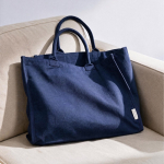 Ecologische boodschappentas met volledige ritssluiting 19 L kleur marineblauw sfeerweegave