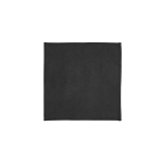 Vierkante placemat van gerecycled canvas 30 x 30 cm en 180 g/m² kleur zwart tweede weergave