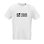 Unisex T-shirt van biologisch katoen met ronde hals 140 g/m² hoofdweergave