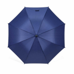 Pongee-paraplu met automatische opening en 8 panelen Ø106 kleur marineblauw vijfde weergave