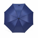 Pongee-paraplu met automatische opening en 8 panelen Ø106 kleur marineblauw vooraanzicht