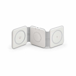 3-in-1 draadloze oplader met USB-C en magnetisch snelladen 15 W kleur wit tweede weergave