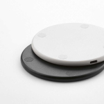 Magnetische draadloze oplader van gerecycled kunststof, USB-C 15 W gedetailleerde weergave
