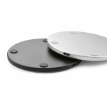 Magnetische draadloze oplader van gerecycled aluminium, USB-C 15 W gedetailleerde weergave