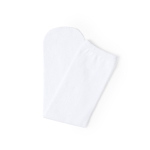 Witte polyester sokken voor sublimatie in één maat L-XL