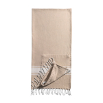 Katoenen 2-in-1 pareo-rugzak van 90x180cm en 180 g/m² kleur beige
