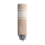 Katoenen 2-in-1 pareo-rugzak van 90x180cm en 180 g/m² kleur beige