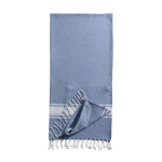 Katoenen 2-in-1 pareo-rugzak van 90x180cm en 180 g/m² kleur marineblauw