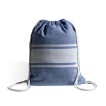 Katoenen 2-in-1 pareo-rugzak van 90x180cm en 180 g/m² kleur marineblauw