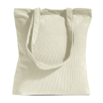 Zachte ribfluwelen tas met lang hengsel en retrostijl 190 g/m² kleur beige