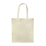 Zachte ribfluwelen tas met lang hengsel en retrostijl 190 g/m² kleur beige