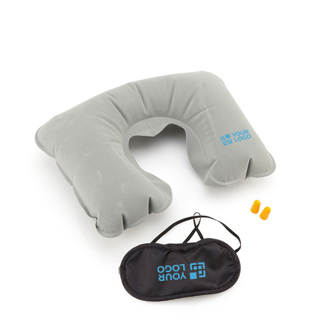 Reisset met kussen, oogmasker en oordopjes First Class