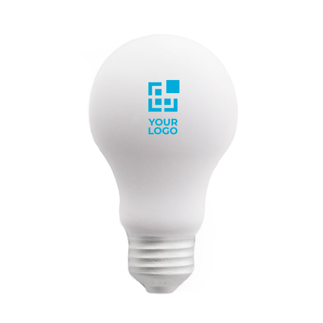 Stressbal voor reclame in de vorm van een lamp ZenBulb