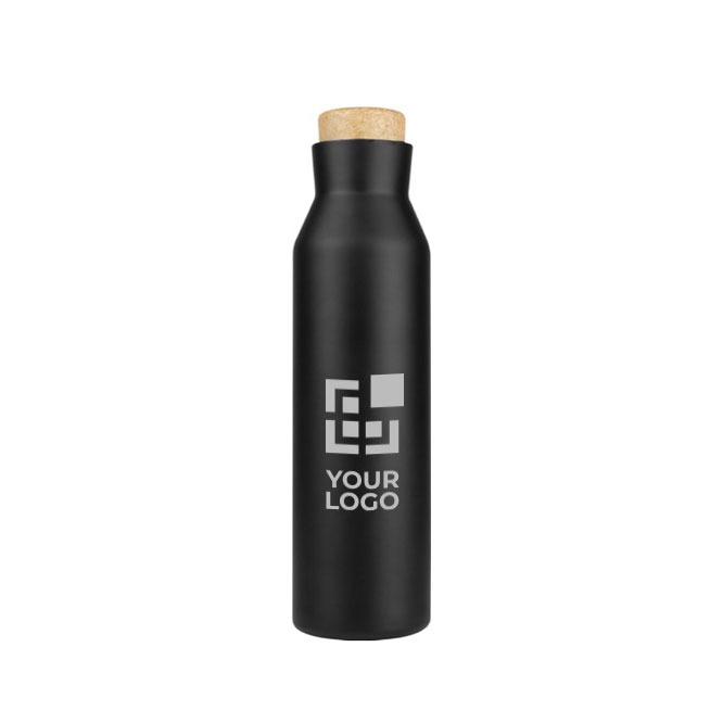 Stalen drinkflessen met bamboe stop 600ml Avenue Park