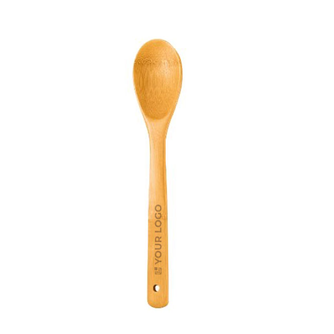 Natuurlijke bamboe salade-lepel