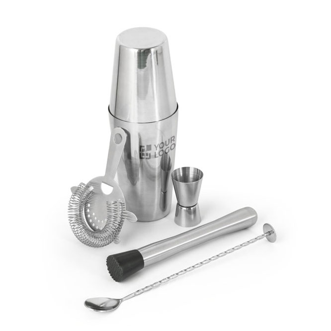 Stalen cocktailset met shaker van 750 ml Sommelier