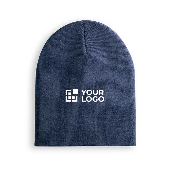 Elastische unisex beanie bedrukken met logo RPET Sweden