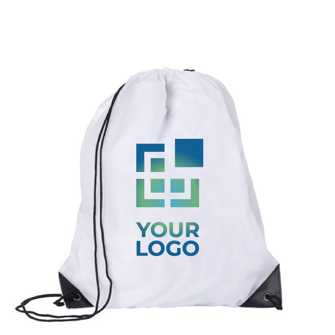 Polyester rugzakje met versterkte hoeken met logo Midtown 210D