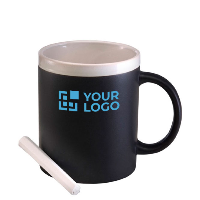 Schoolbord keramische mok met krijt 300ml Chalk