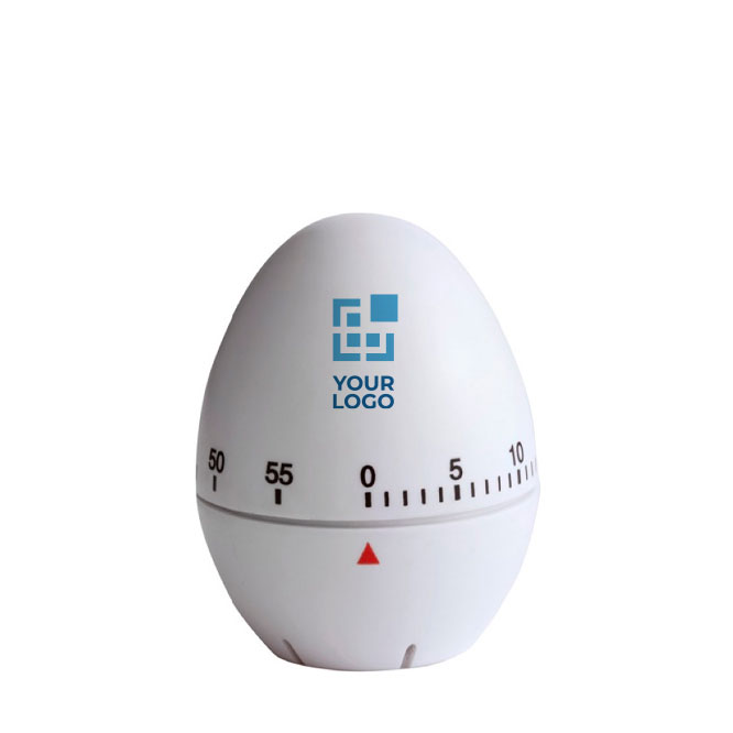 Gepersonaliseerde kleurrijke eivormige timer Huevo