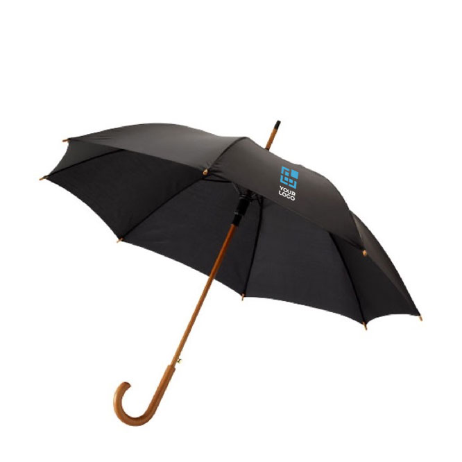 Grote polyester golfparaplu met logo 190T Ø130 Royal County