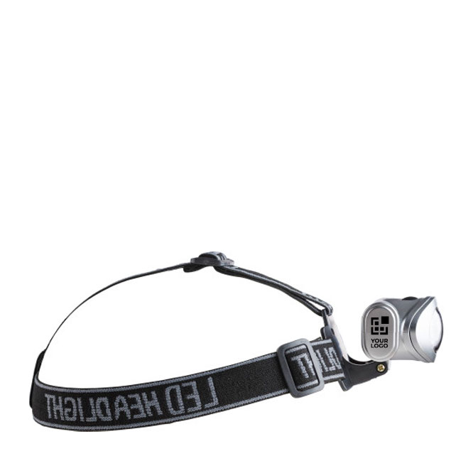 Hoofdlamp met 8 witte en 2 rode LED's, inclusief hoofdband
