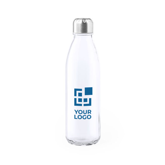 Gekleurde glazen fles met stalen dop 650ml UrbanStyle Crystal