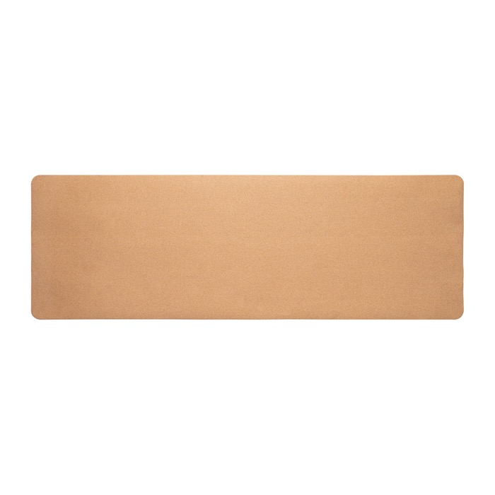 Gepersonaliseerde kurken yogamat met logo Yoga Cork